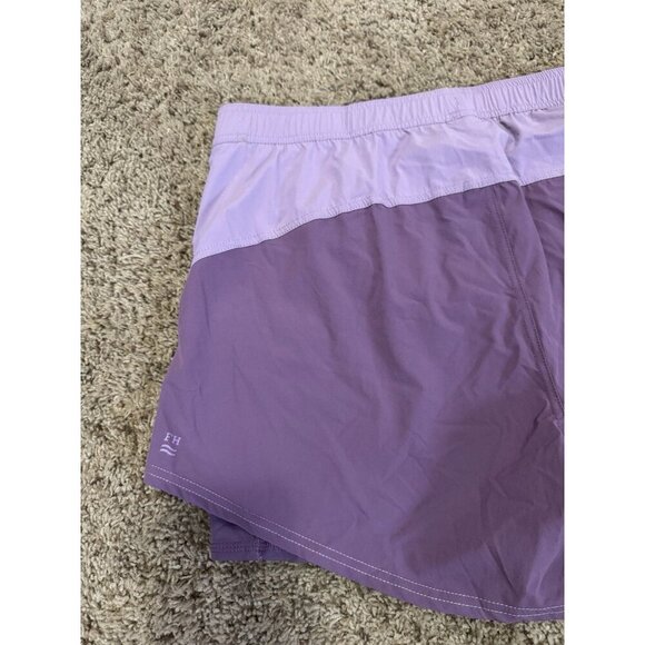 NWT FAIR HARBOR Purple Corliss Shorts Pockets Lined Athletic Running Track XL - Picture 6 of 9